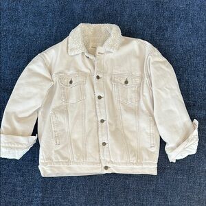 White Denim Jacket Second earth